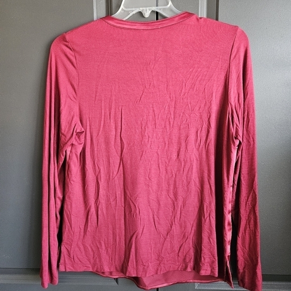 NWT Calvin Klein Womens V-neck Blouse Sz Large - Picture 2 of 7